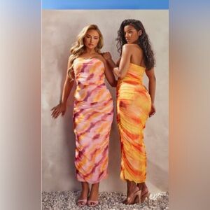 Pretty little thing multicolor maxi dress